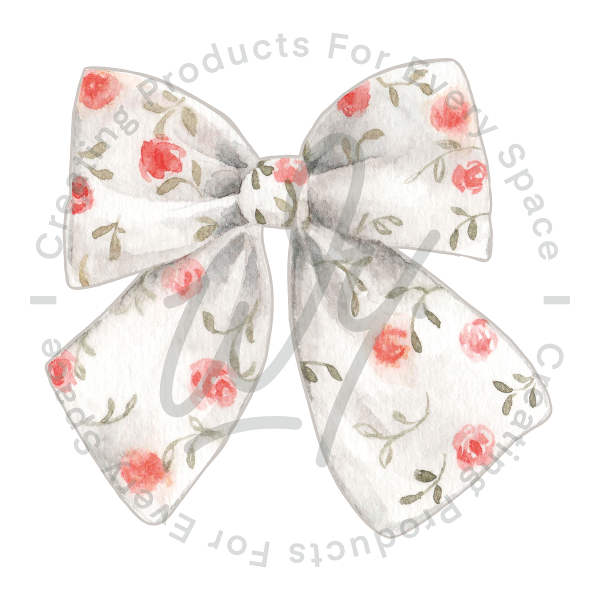 Rosy Bow Wall Decal Set