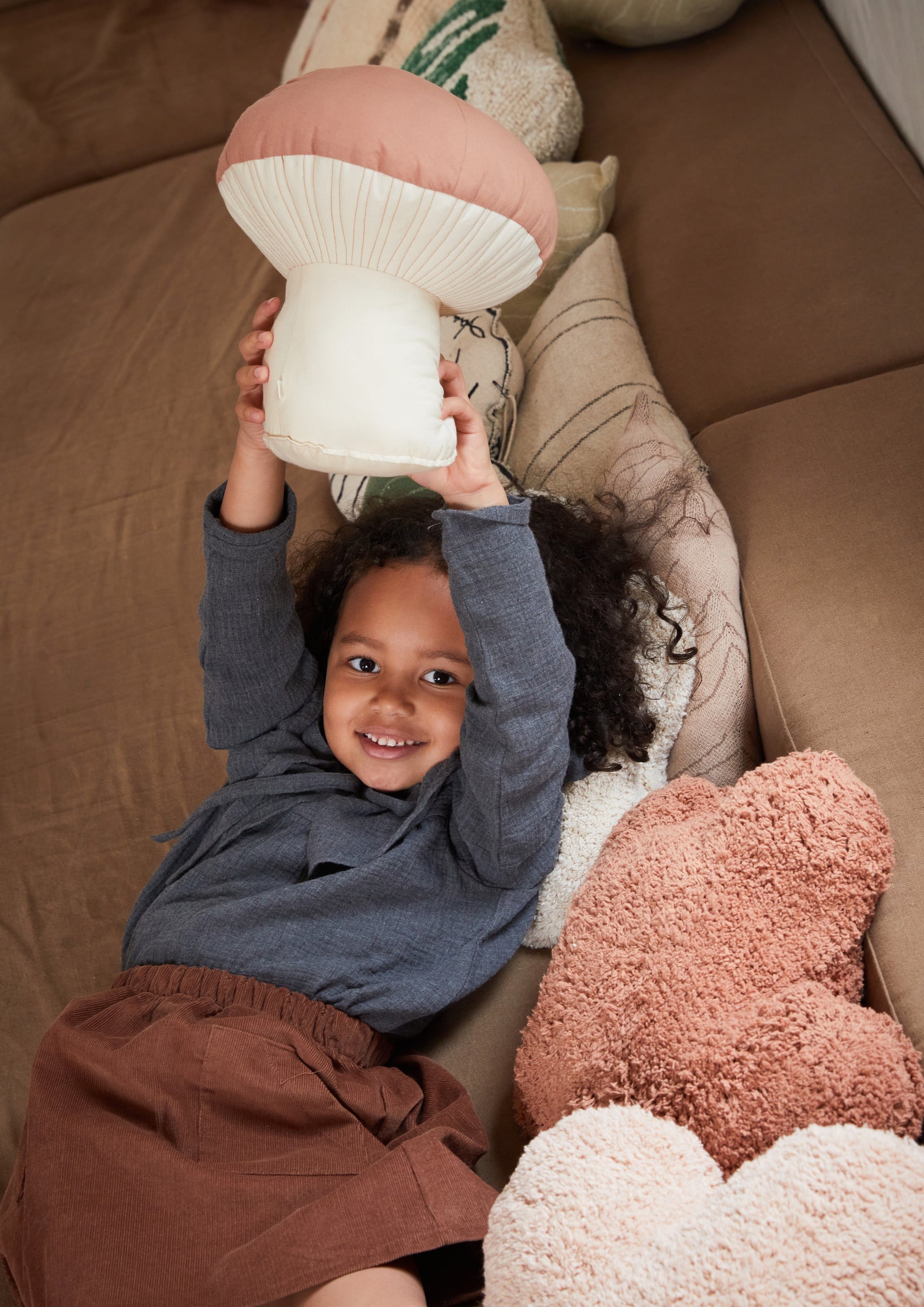 Boletus Mushroom Cushion
