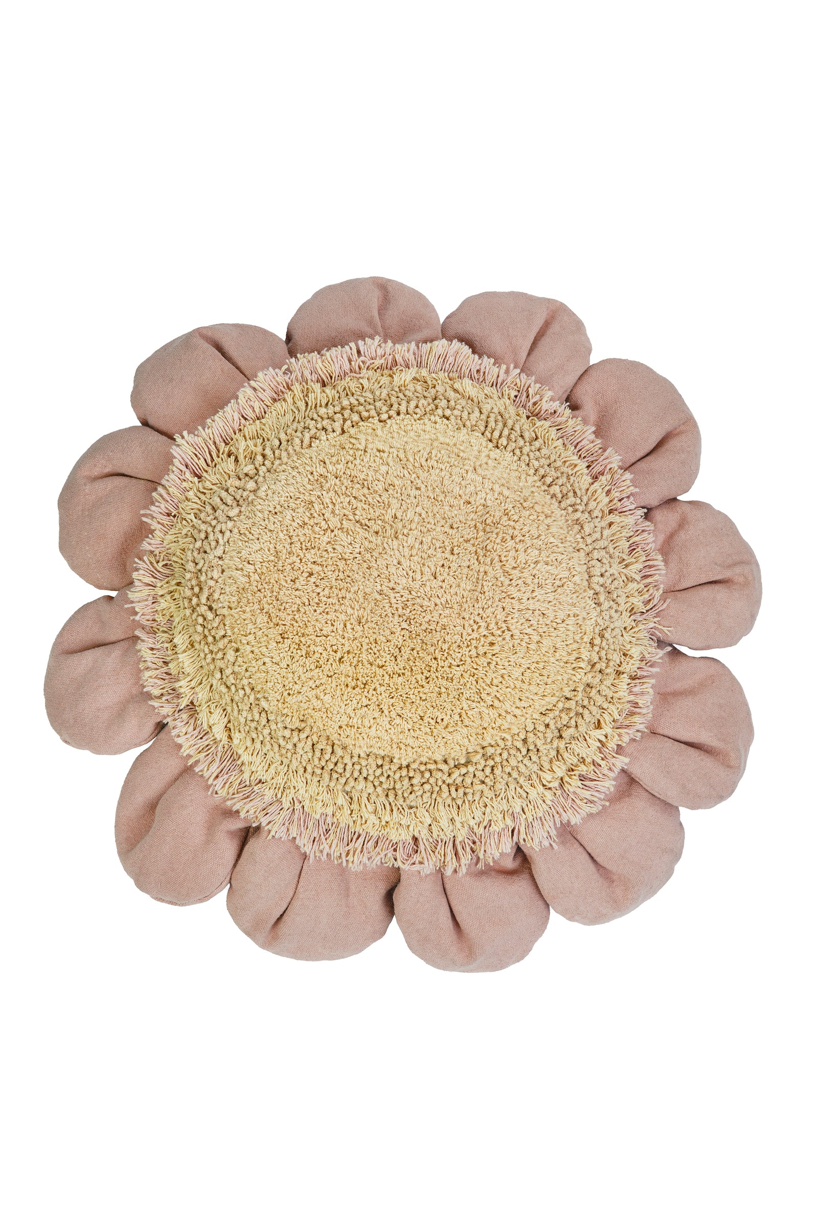 Pink Daisy Floor Cushion