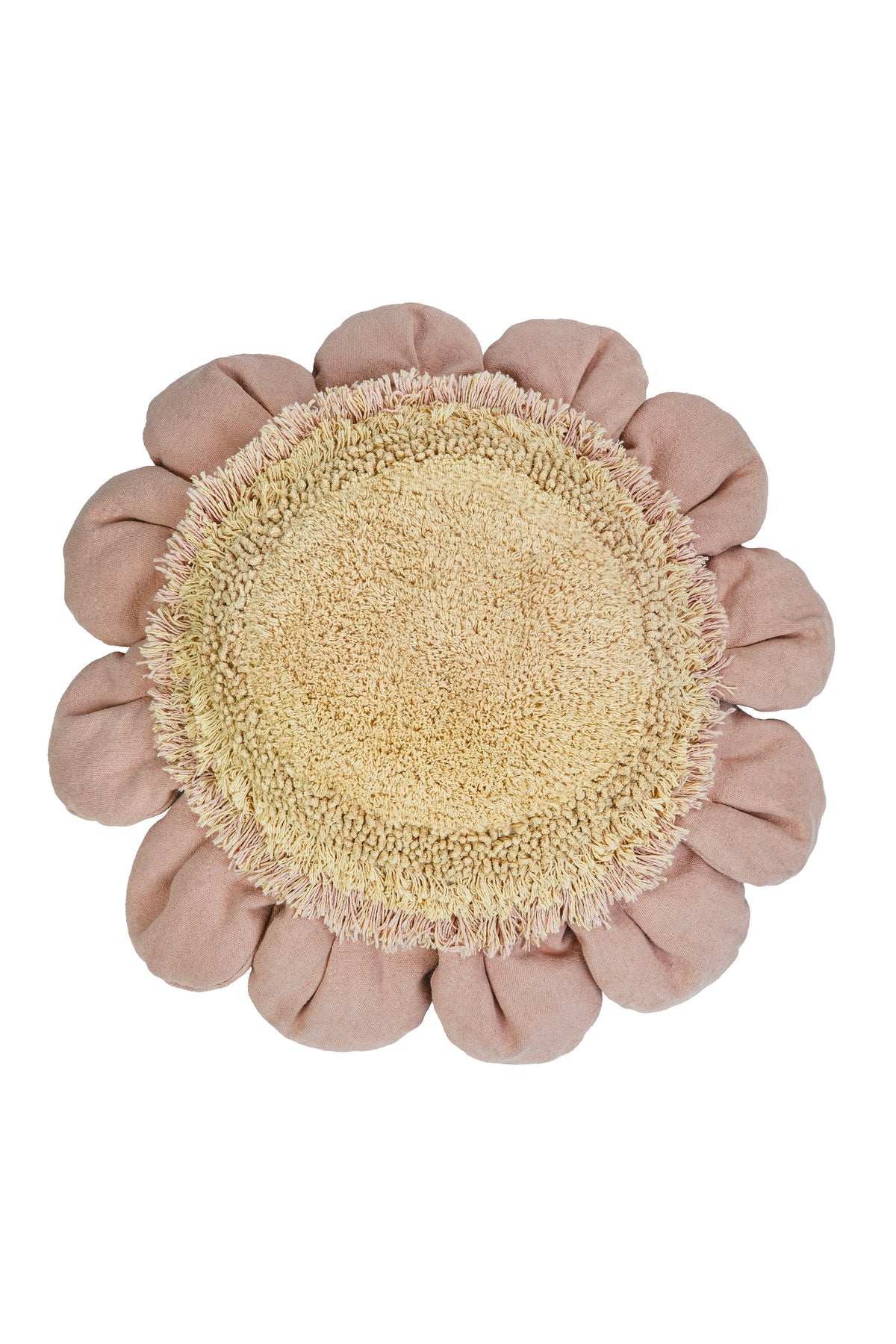 Pink Daisy Floor Cushion