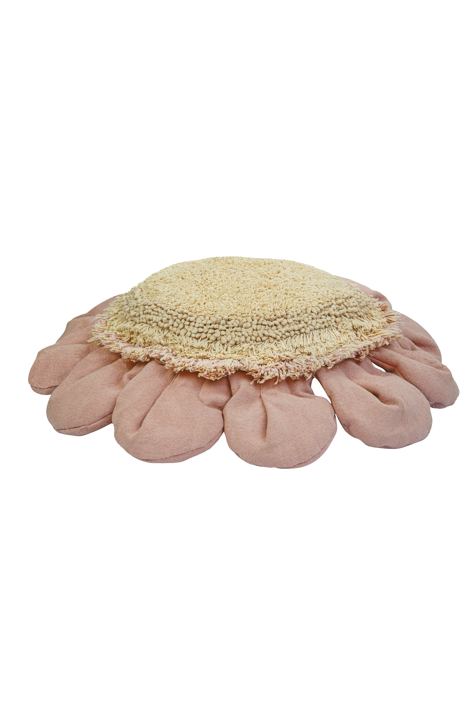 Pink Daisy Floor Cushion