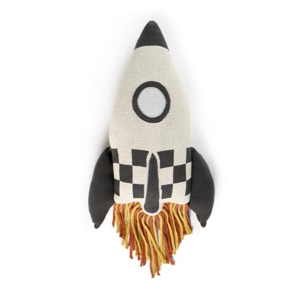 Rocket Knitted Cushion Pillow