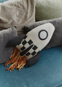 Rocket Knitted Cushion Pillow