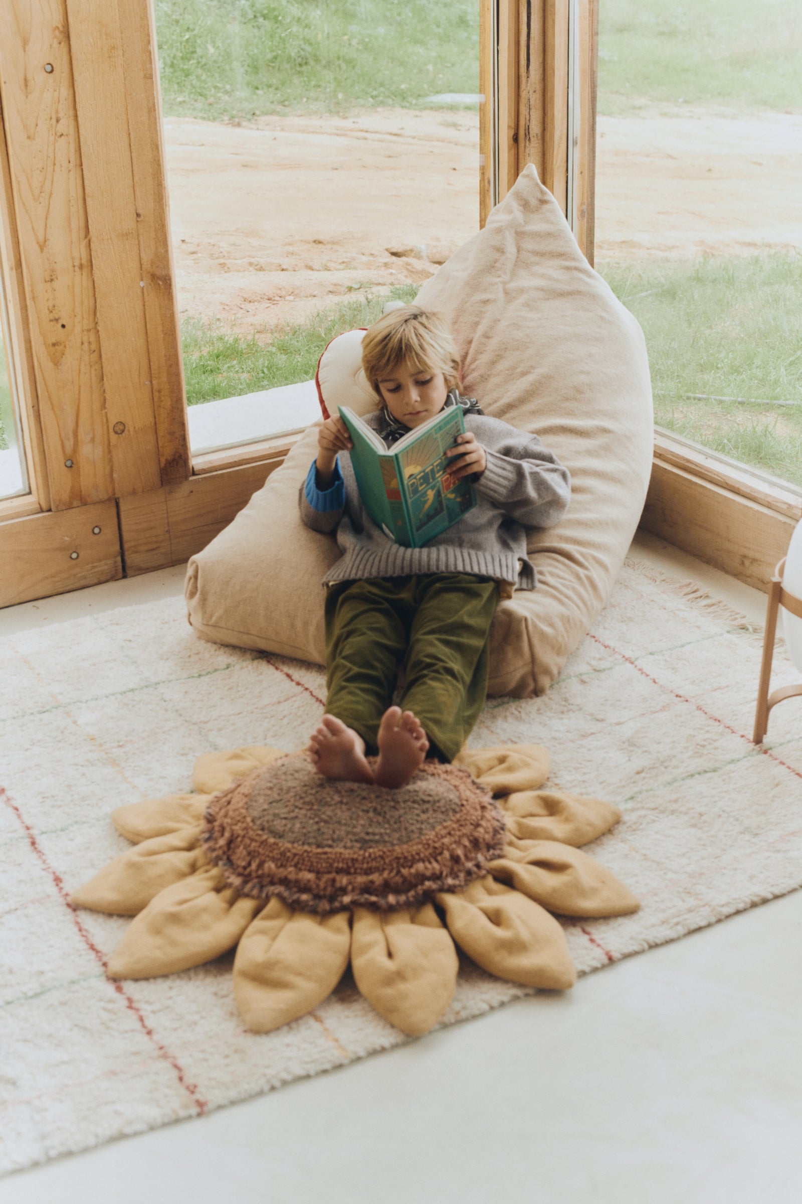 Sunflower Floor Cushion