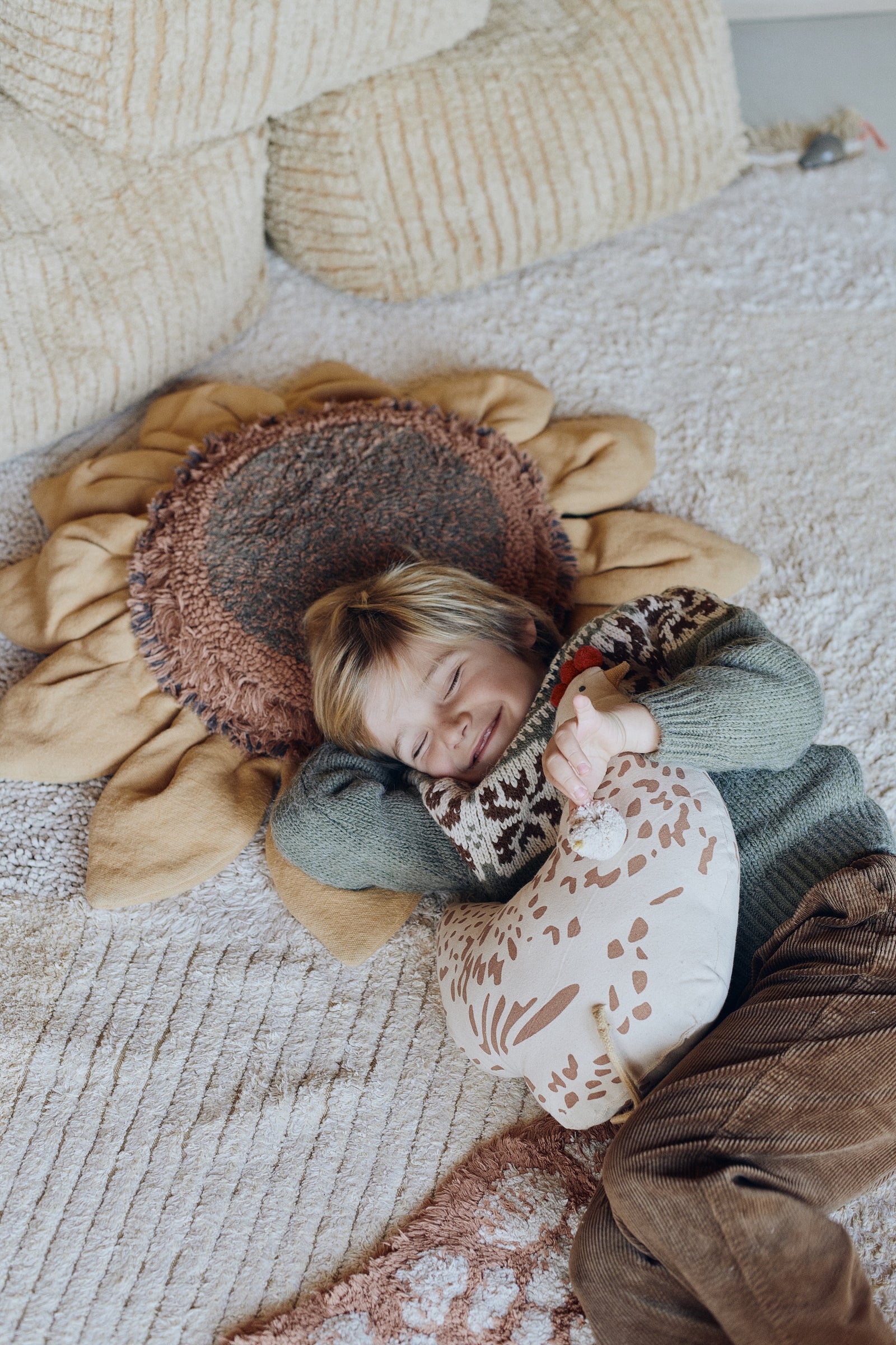 Sunflower Floor Cushion