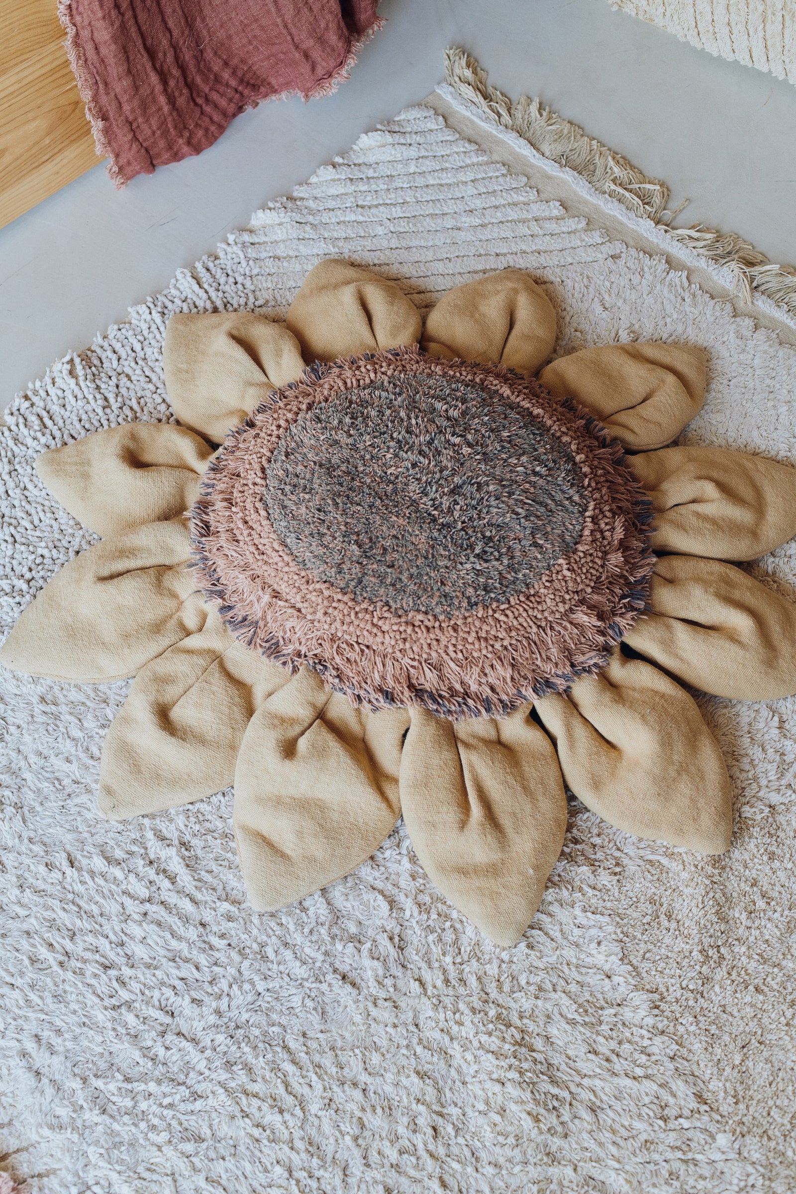 Sunflower Floor Cushion