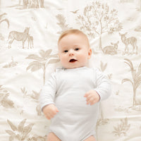 Safari Organic Crib Sheet