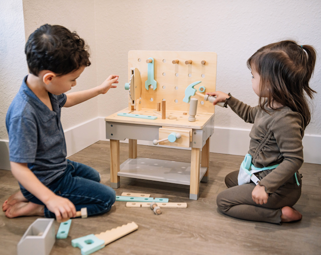 Little Builder Toy Workbench