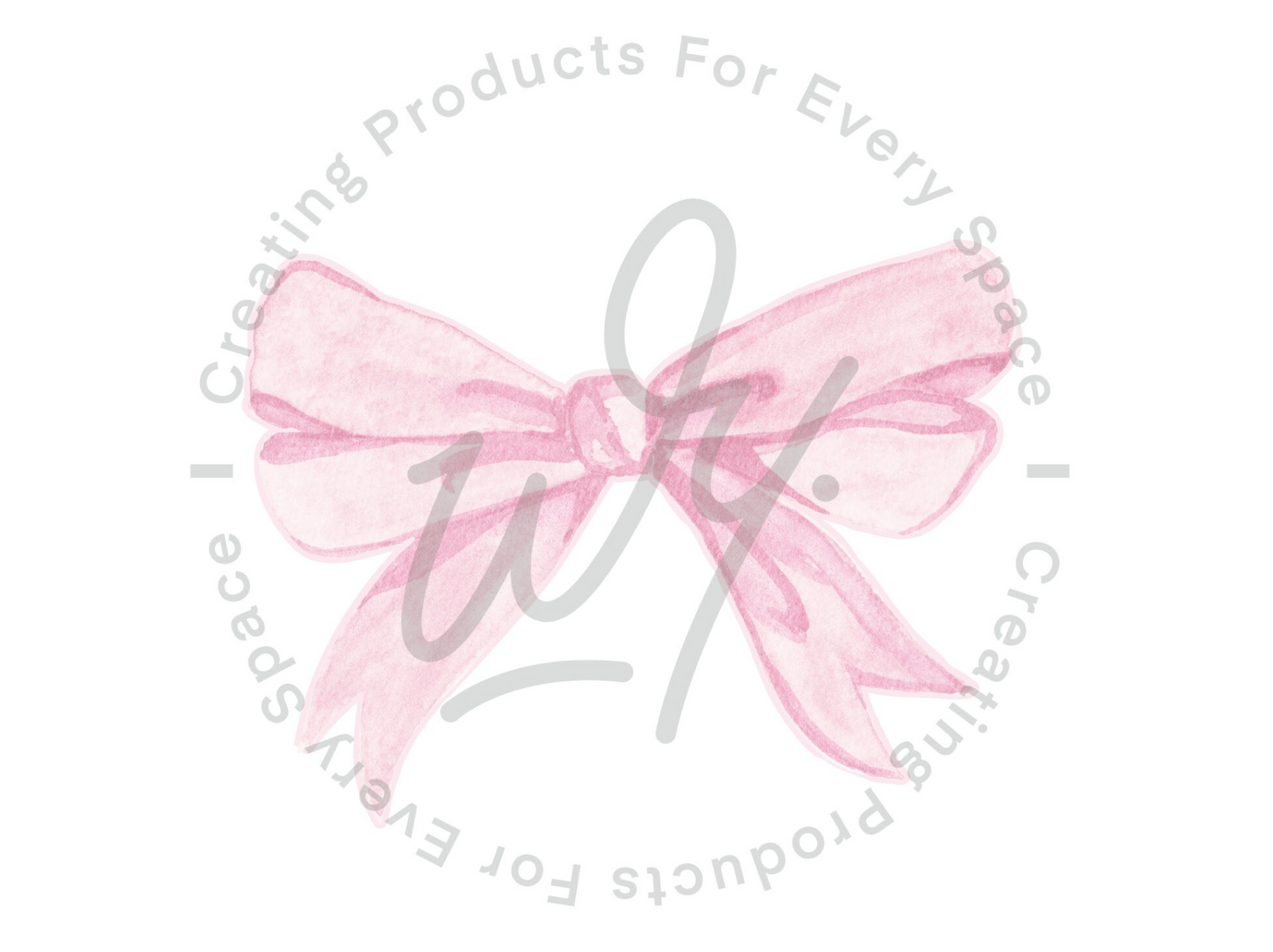 Cute Bow Wall Decals - Pink