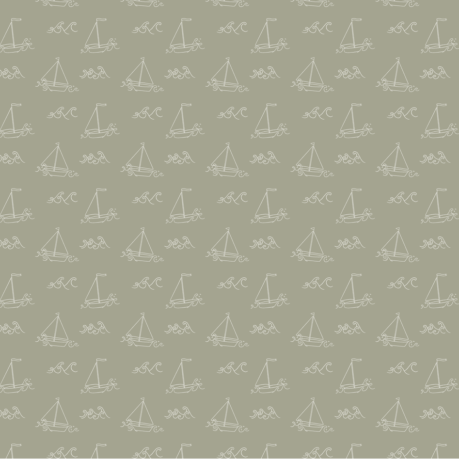 Sage Sailboat Wallpaper