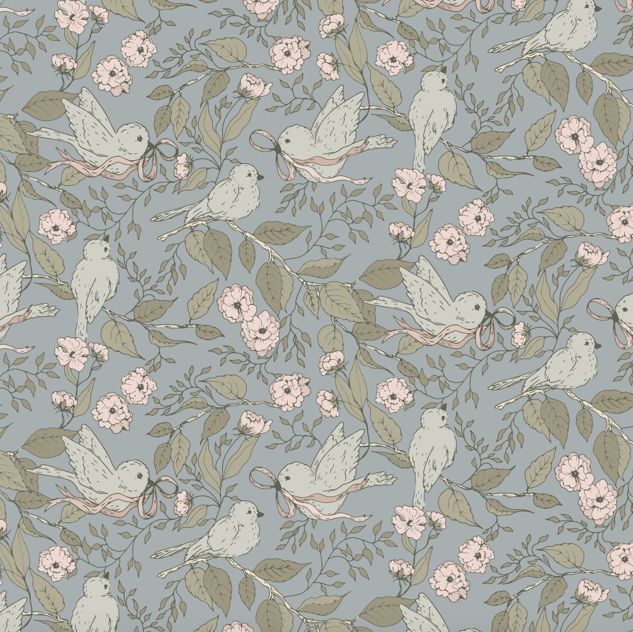 Lilla Wallpaper by Ali Anni
