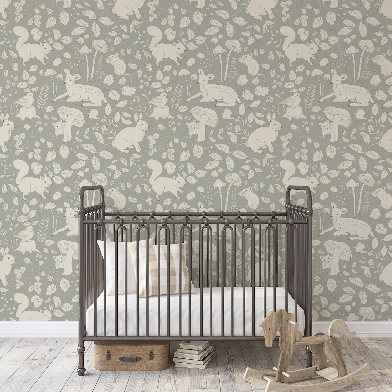 Woodland Animal Wallpaper 