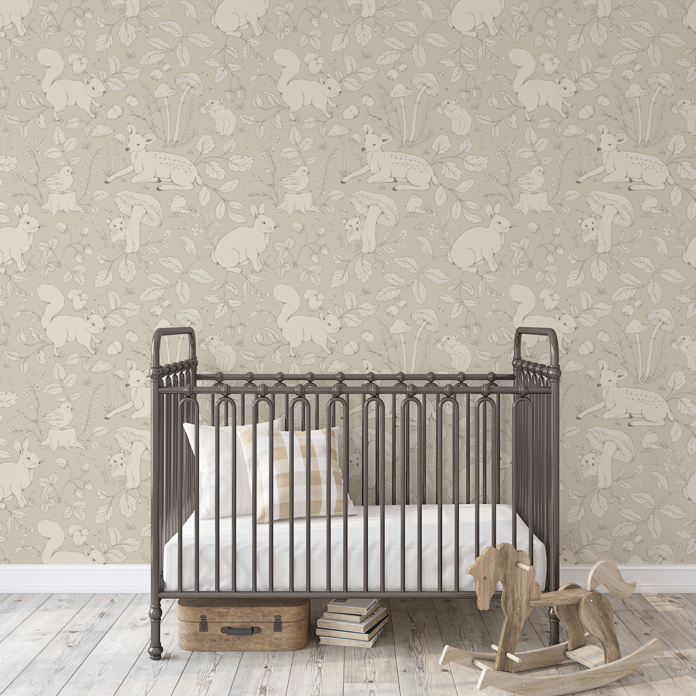 Woodland Animal Wallpaper 