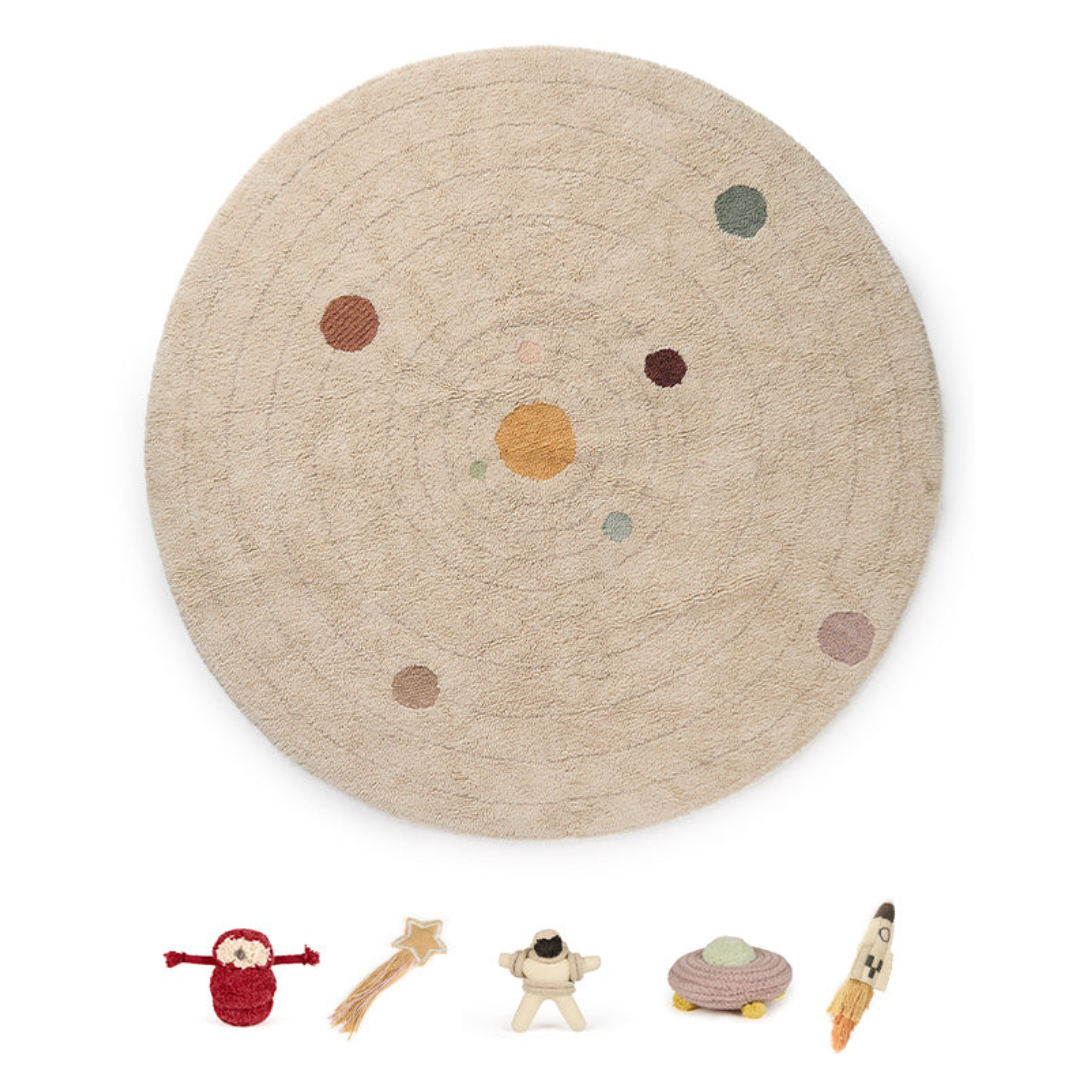 Solar System Washable Play Rug