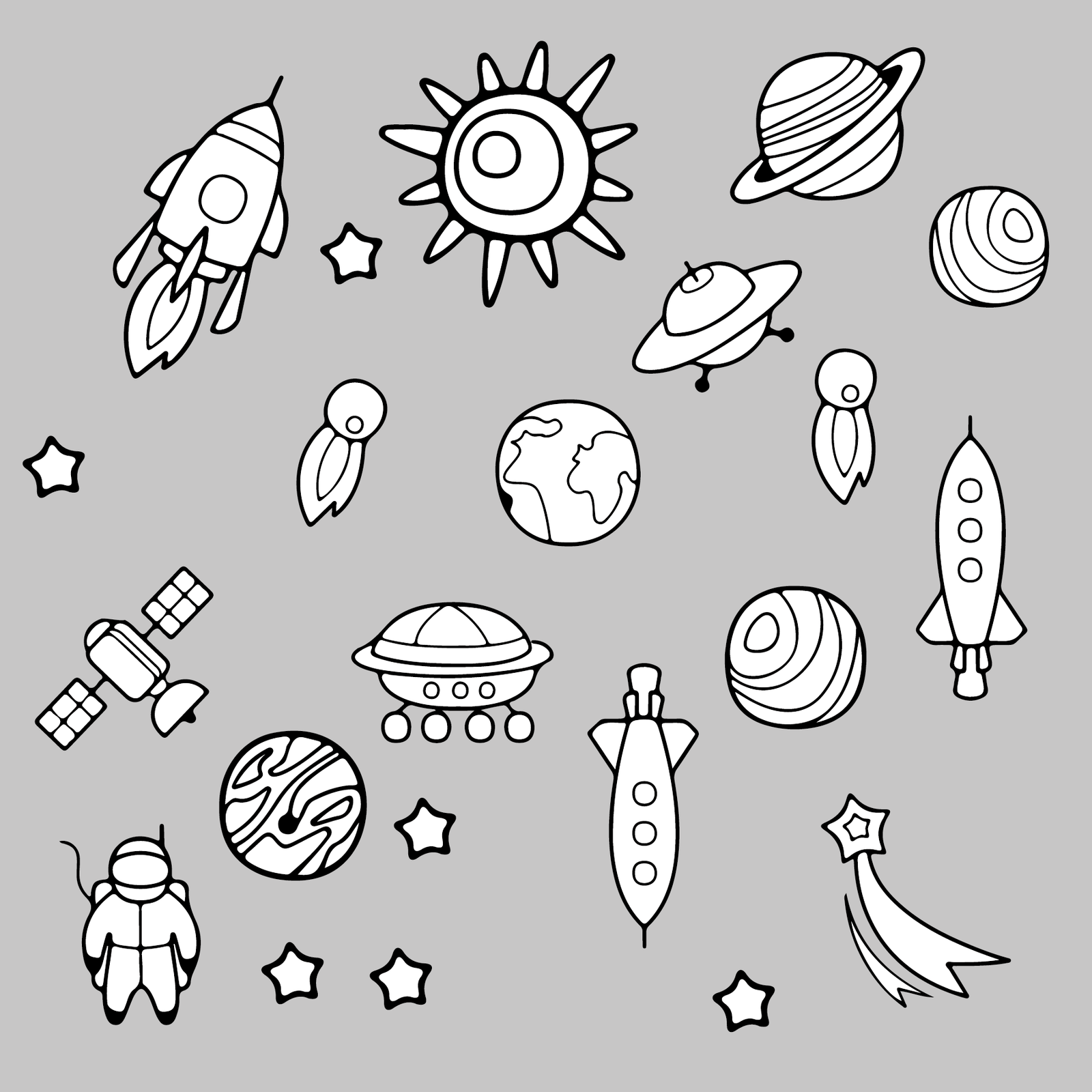 Space Wall Decals
