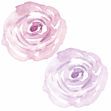 Sunset Flower Wall Decals