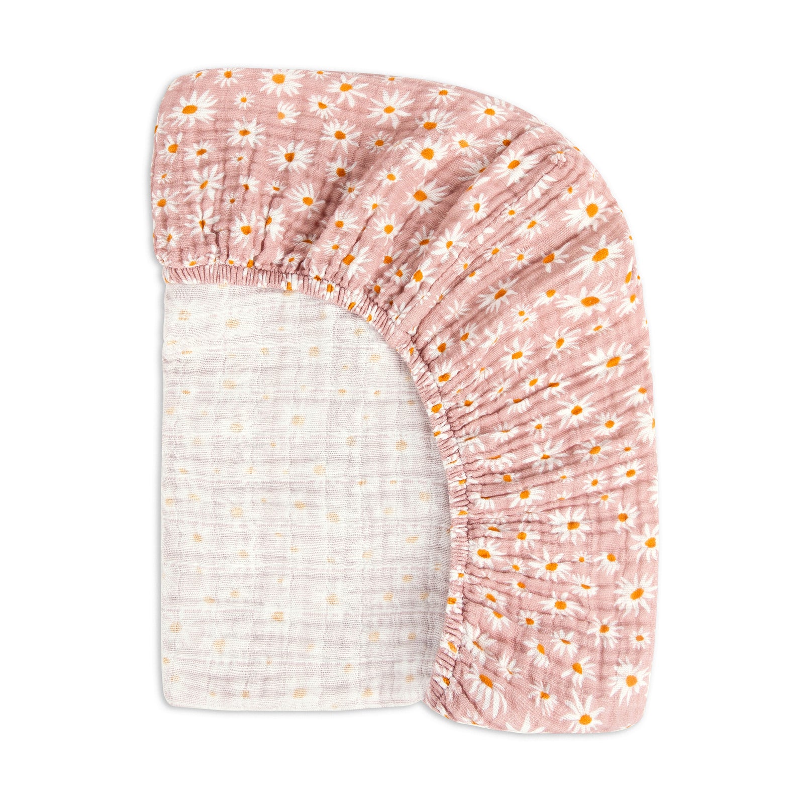 Babyletto Mini Crib Sheet in GOTS Certified Organic Muslin Cotton