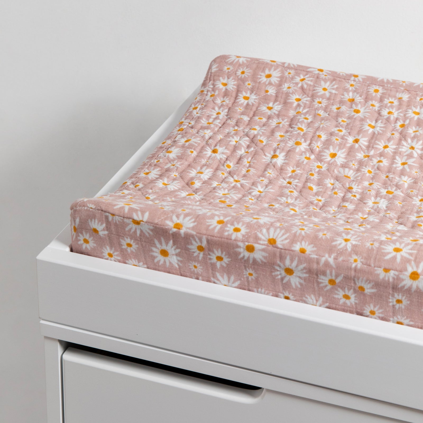 Babyletto Quilted Changing Pad Cover in GOTS Certified Organic Muslin Cotton