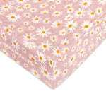 Daisy Quilted Changing Pad Cover in GOTS Certified Organic Muslin Cotton