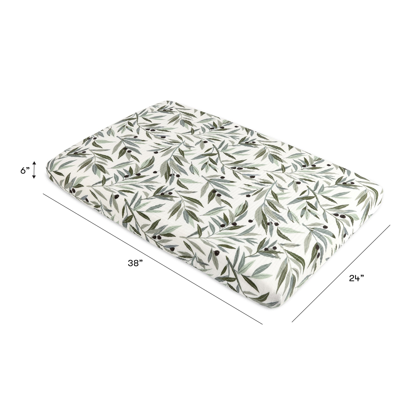 Babyletto Mini Crib Sheet in GOTS Certified Organic Muslin Cotton