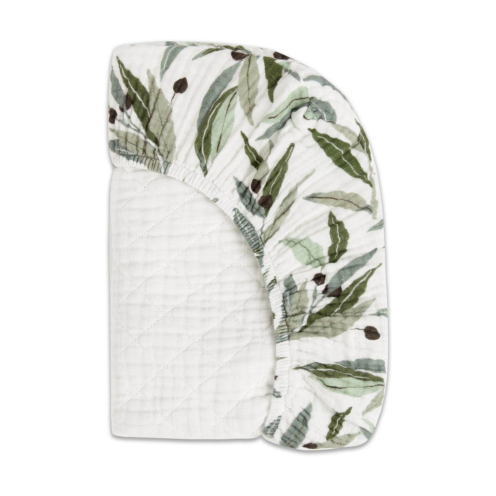 Babyletto Quilted Changing Pad Cover in GOTS Certified Organic Muslin Cotton