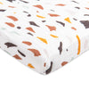 All-Stages Midi Crib Sheet in GOTS Certified Organic Muslin Cotton - Terrazzo