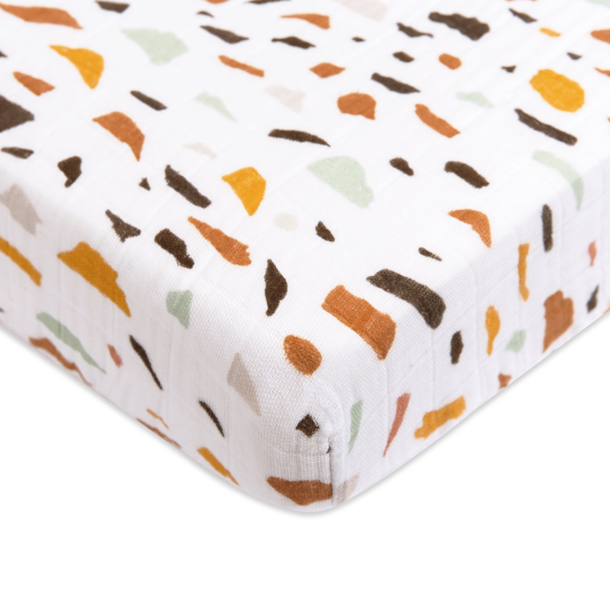 Babyletto Mini Crib Sheet in GOTS Certified Organic Muslin Cotton