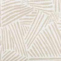 All-Stages Midi Crib Sheet in GOTS Certified Organic Muslin Cotton - Oat Stripe