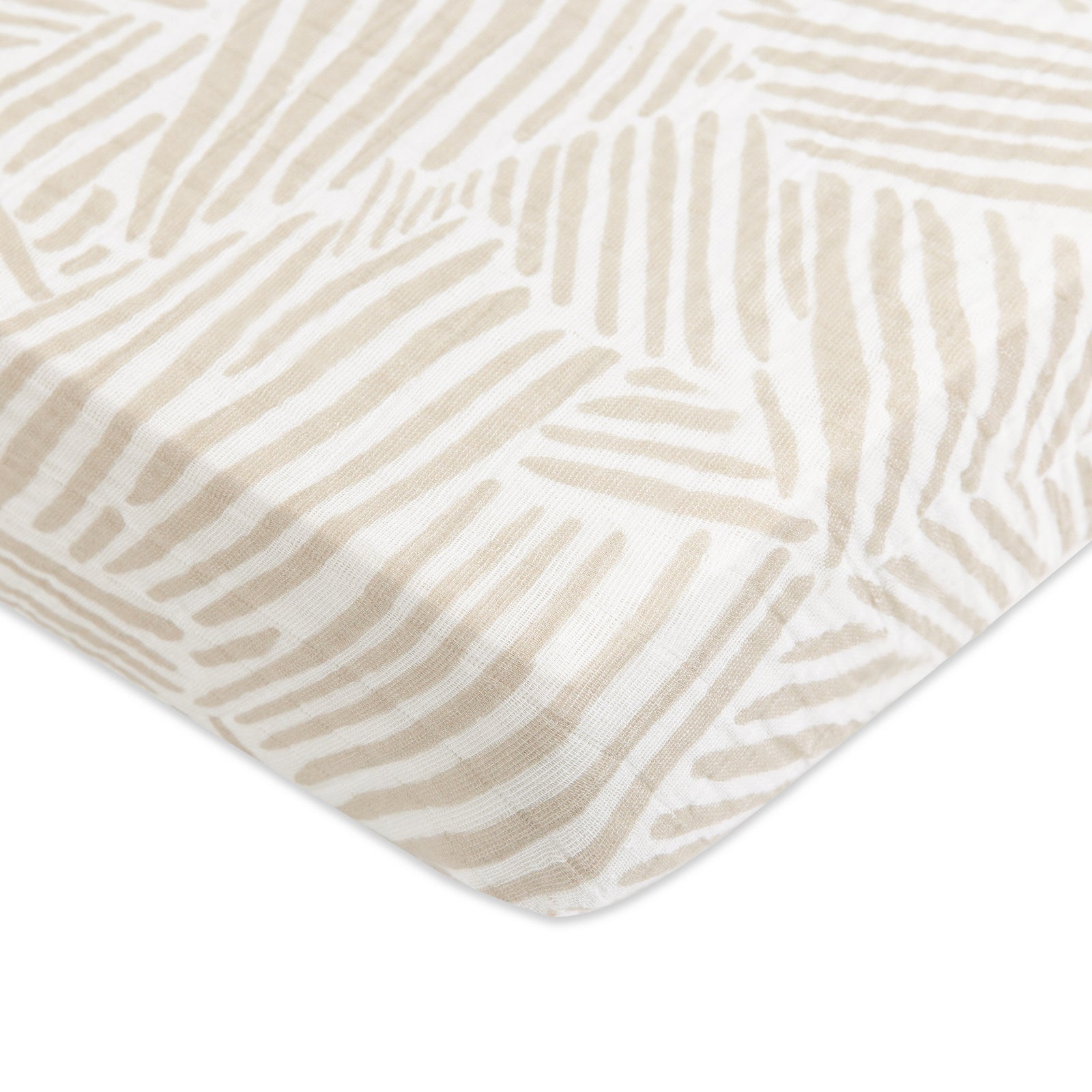 Babyletto Mini Crib Sheet in GOTS Certified Organic Muslin Cotton