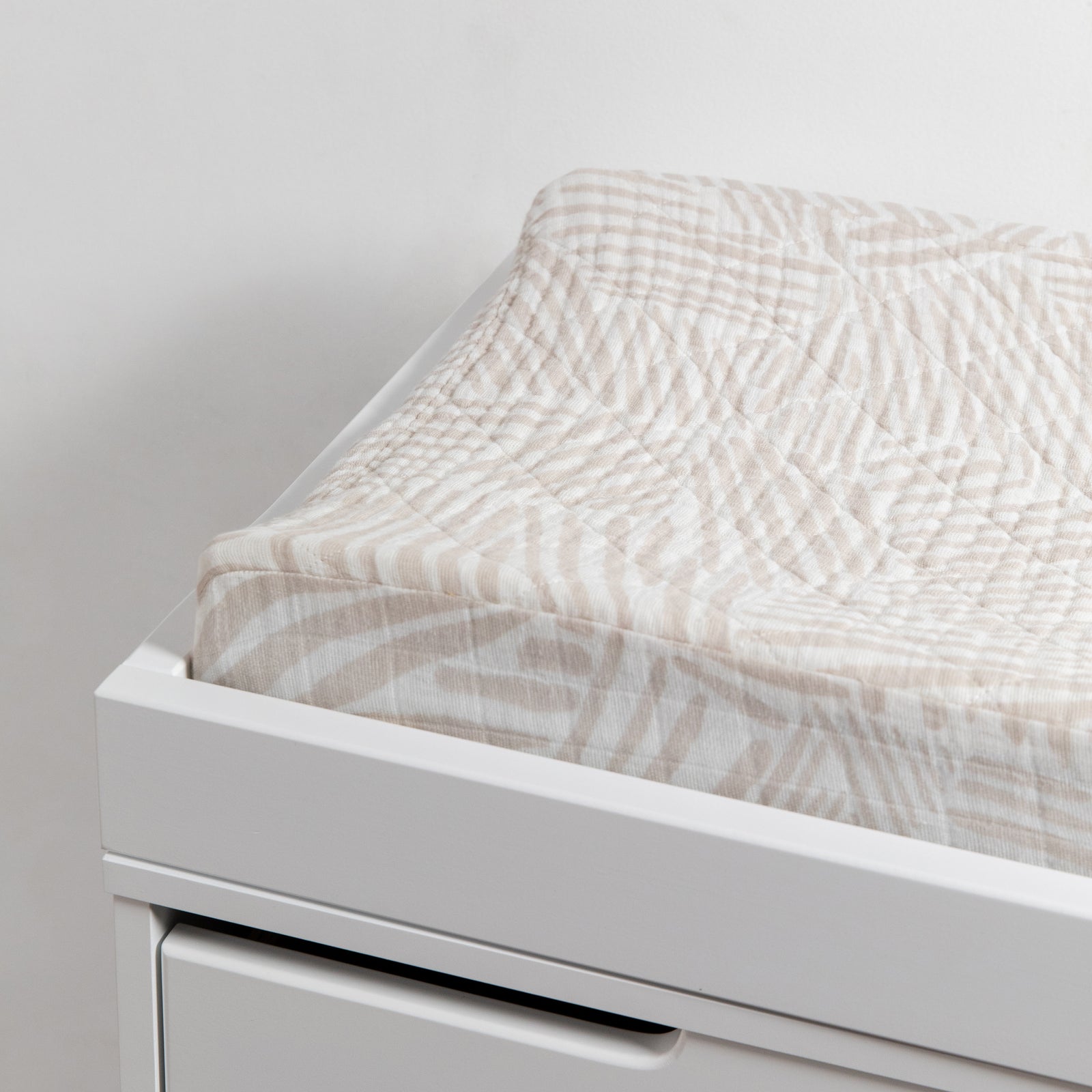 Babyletto Quilted Changing Pad Cover in GOTS Certified Organic Muslin Cotton
