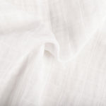 All-Stages Midi Crib Sheet in GOTS Certified Organic Muslin Cotton - White