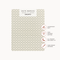 Nate Berkus x Babyletto Baby Bedding in GOTS Certified Organic Brushed Cotton