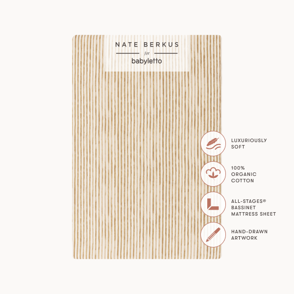 Nate Berkus x Babyletto Baby Bedding in GOTS Certified Organic Brushed Cotton