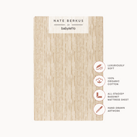 Nate Berkus x Babyletto Baby Bedding in GOTS Certified Organic Brushed Cotton