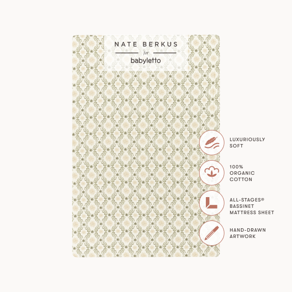 Nate Berkus x Babyletto Baby Bedding in GOTS Certified Organic Brushed Cotton