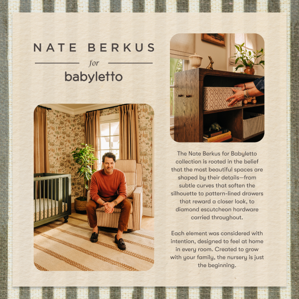 Nate Berkus x Babyletto Baby Bedding in GOTS Certified Organic Brushed Cotton
