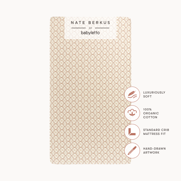 Nate Berkus x Babyletto Baby Bedding in GOTS Certified Organic Brushed Cotton
