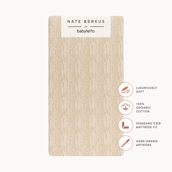 Nate Berkus x Babyletto Baby Bedding in GOTS Certified Organic Brushed Cotton
