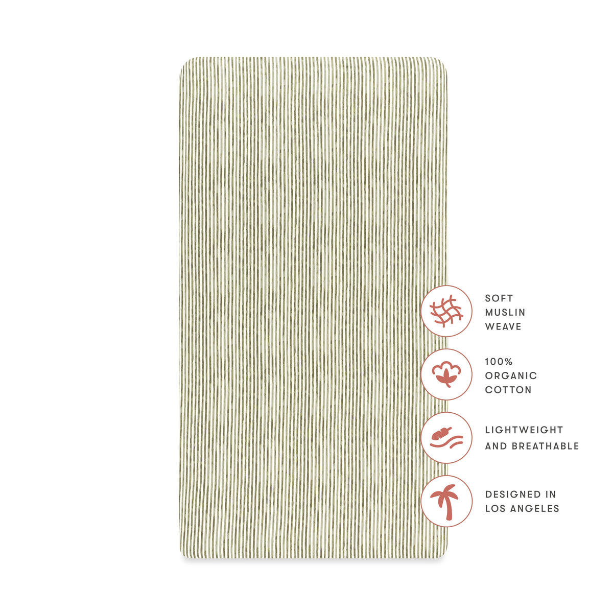 Nate Berkus x Babyletto Baby Bedding in GOTS Certified Organic Brushed Cotton