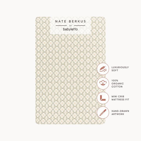 Nate Berkus x Babyletto Baby Bedding in GOTS Certified Organic Brushed Cotton