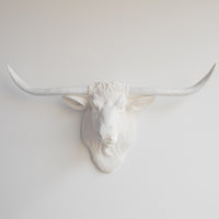 Faux Texas Longhorn Sculpture