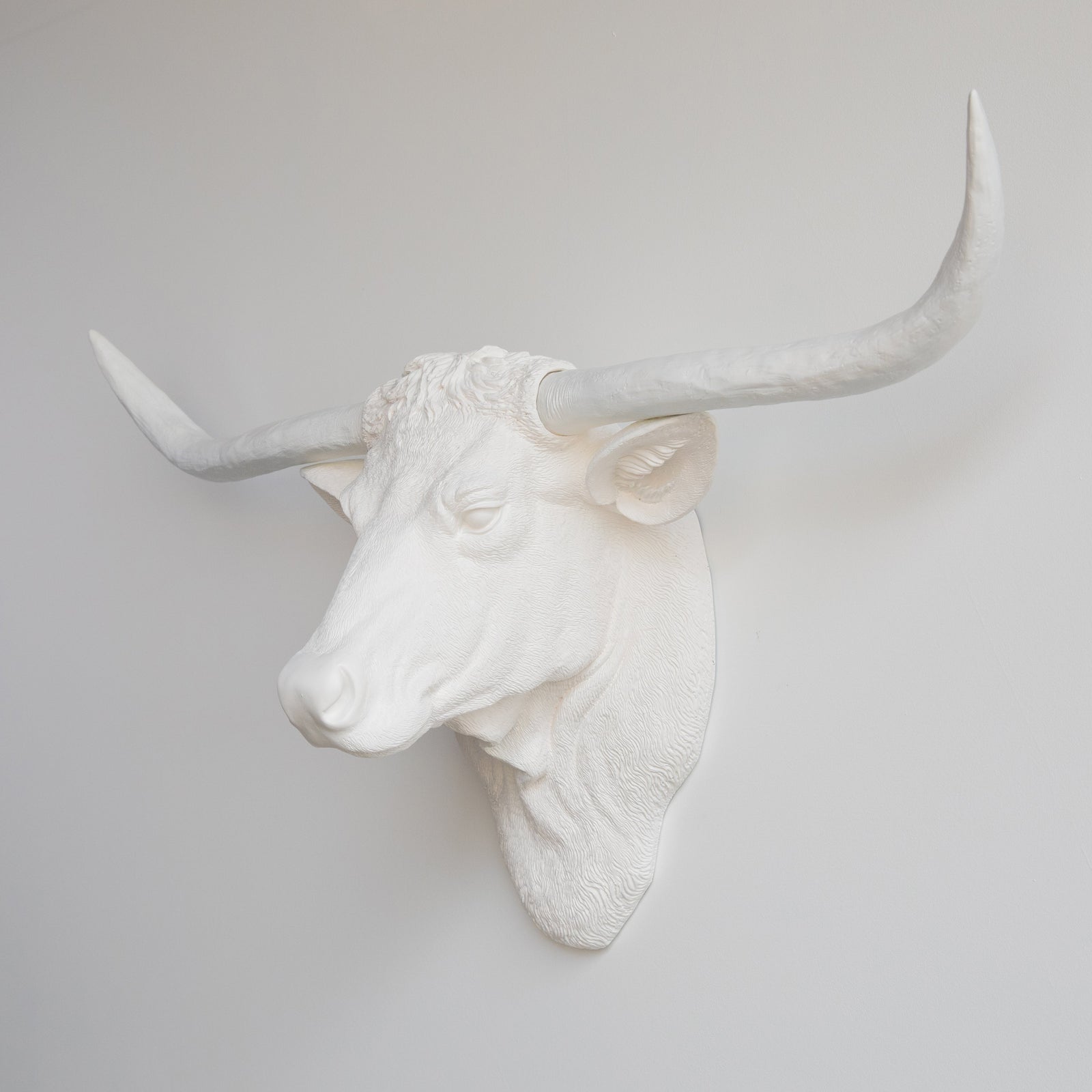 Faux Texas Longhorn Sculpture