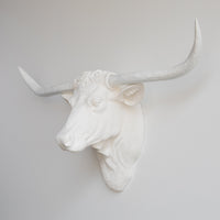 Faux Texas Longhorn Sculpture