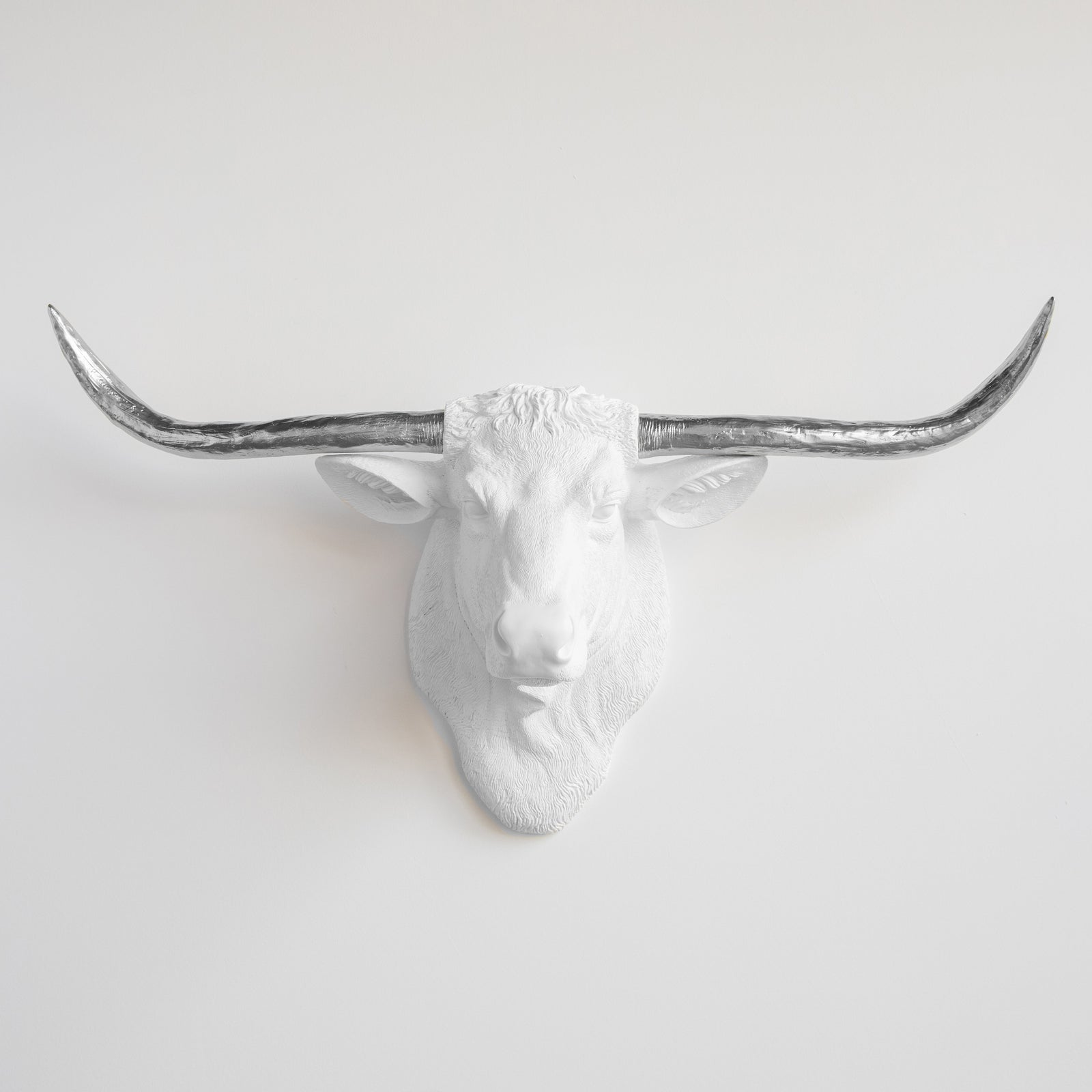 Faux Texas Longhorn Sculpture