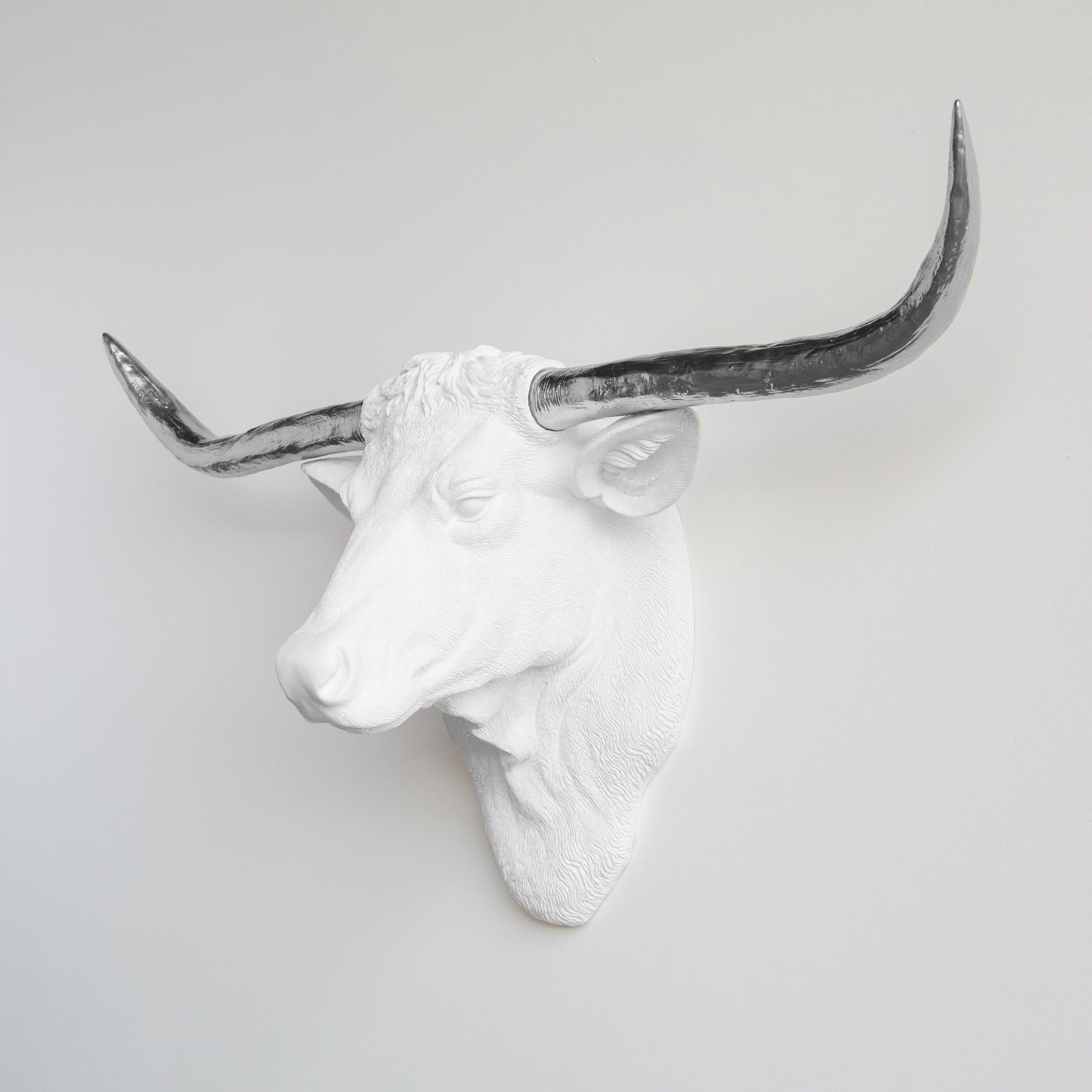 Faux Texas Longhorn Sculpture
