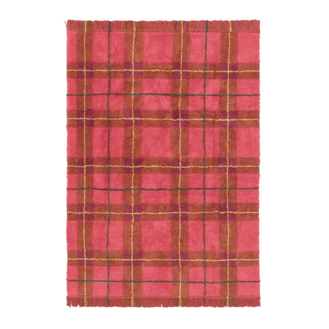 Tartan Plaid Washable Rug