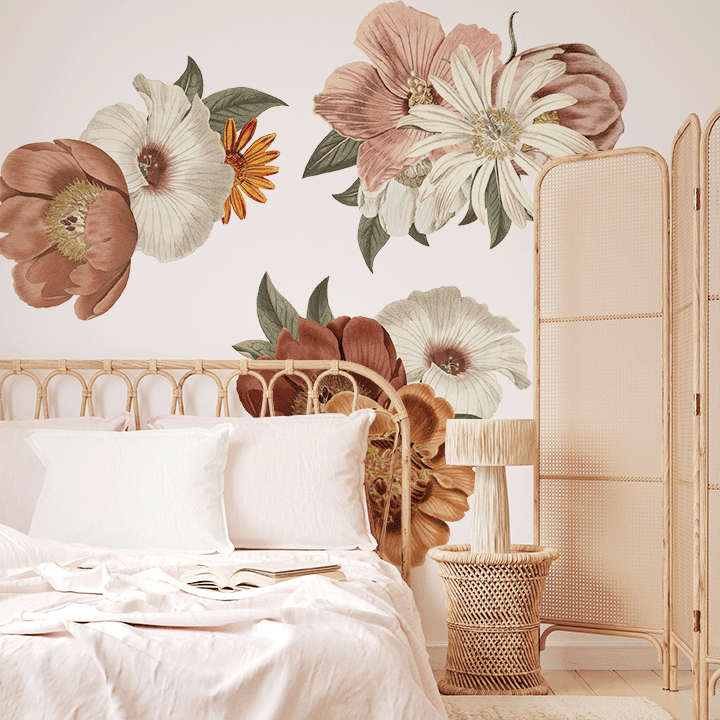 Eden Floral Cluster Wall Decals