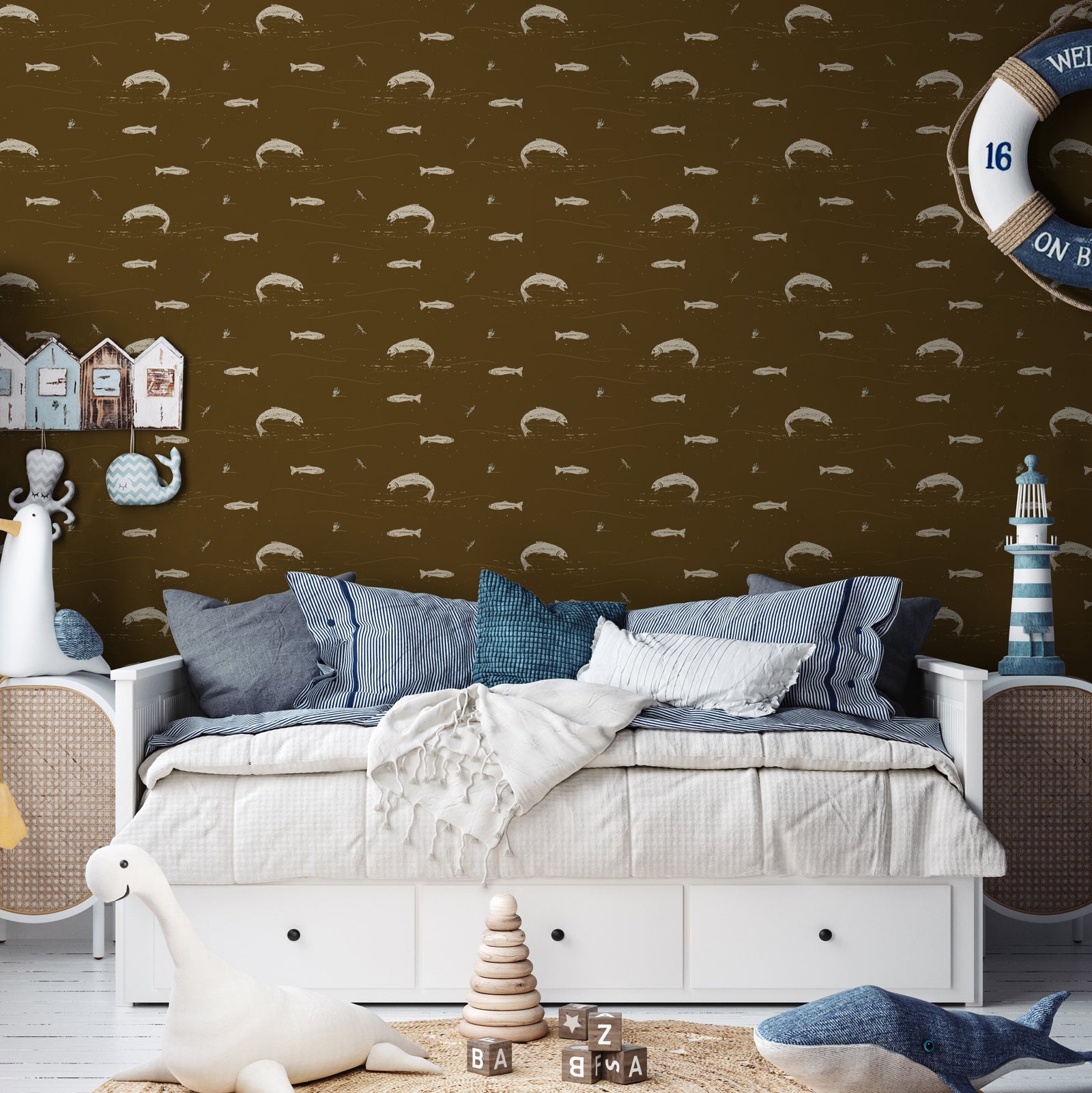 Trout Wallpaper by Cassandra Zaniboni