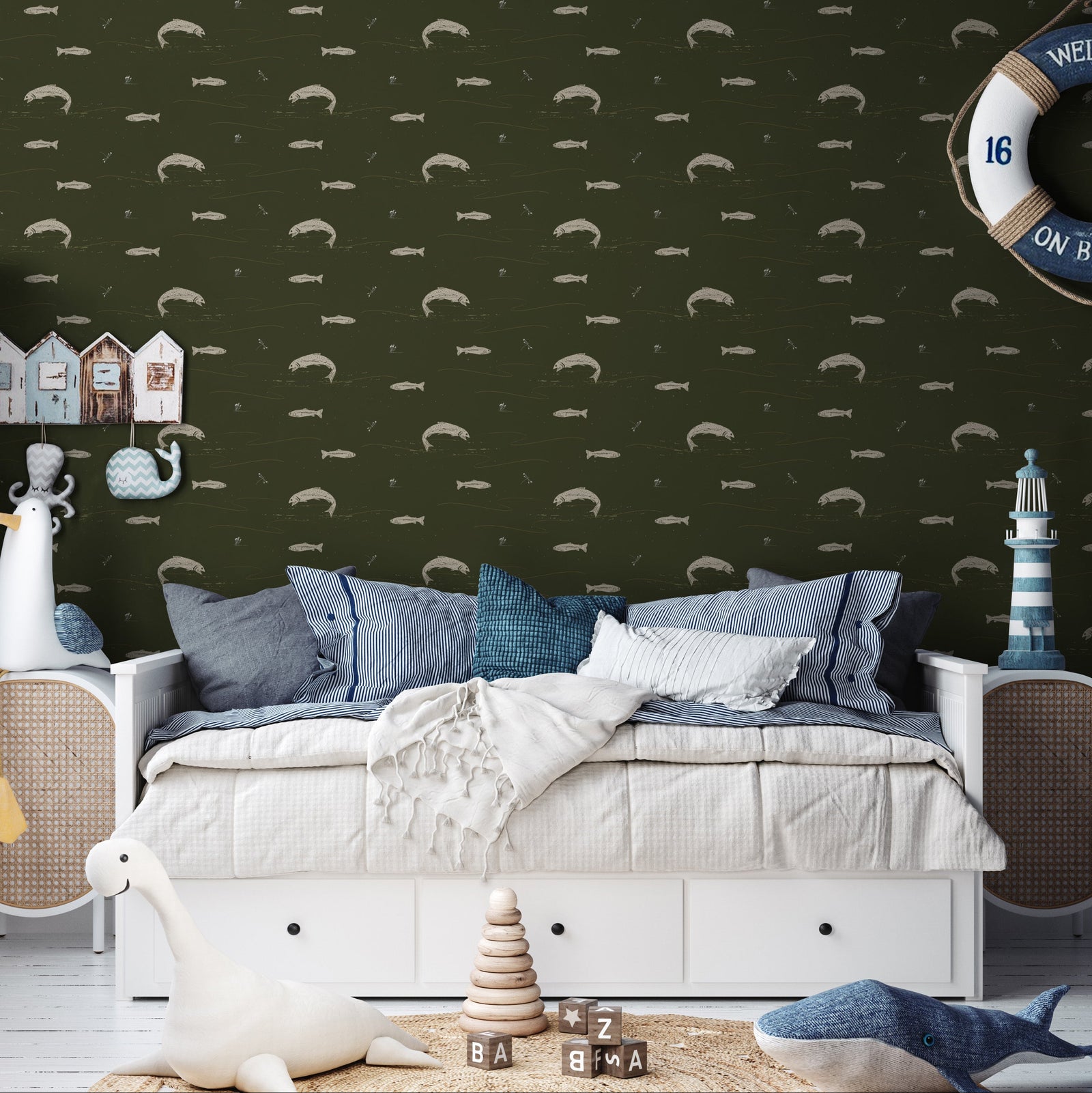 Trout Wallpaper by Cassandra Zaniboni