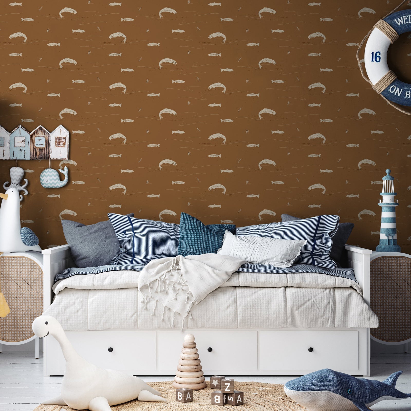 Trout Wallpaper by Cassandra Zaniboni